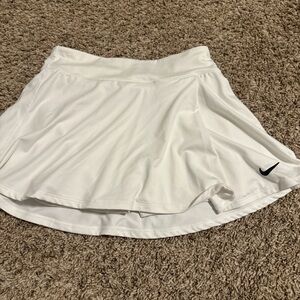 White athletic Nike skirt